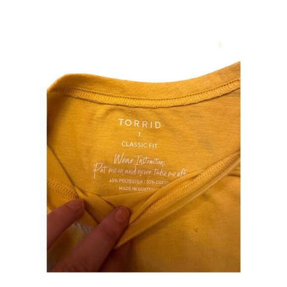 Women’s torrid 1 Everyday Signature Jersey Crew Neck Tee 14 16 1X 1XL - Picture 8 of 10